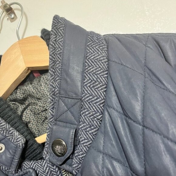 Ted Baker London Quilted Jacket Navy Blue Size 4 (Large) - Classic Casual - Picture 3 of 13